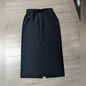 Vintage Carroll Reed Black Women's Skirt